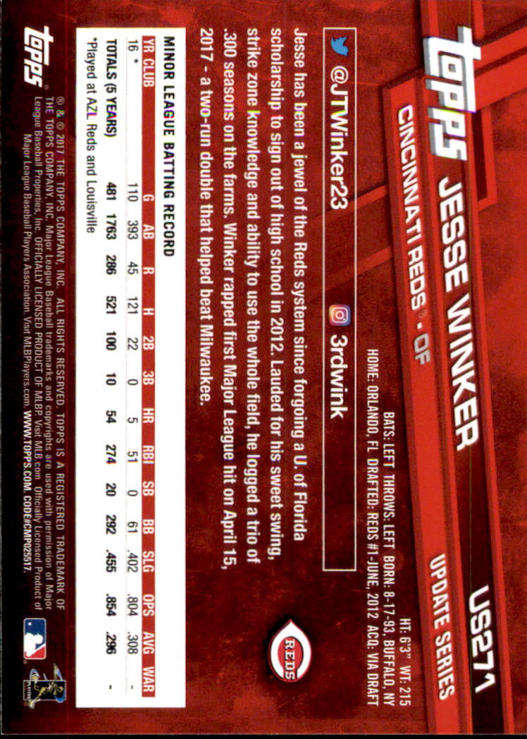 A9851- 2017 Topps Update BB Karten 198-300 + Einsätze -du Pick- 15 + Kostenlose - Bild 145 von 233