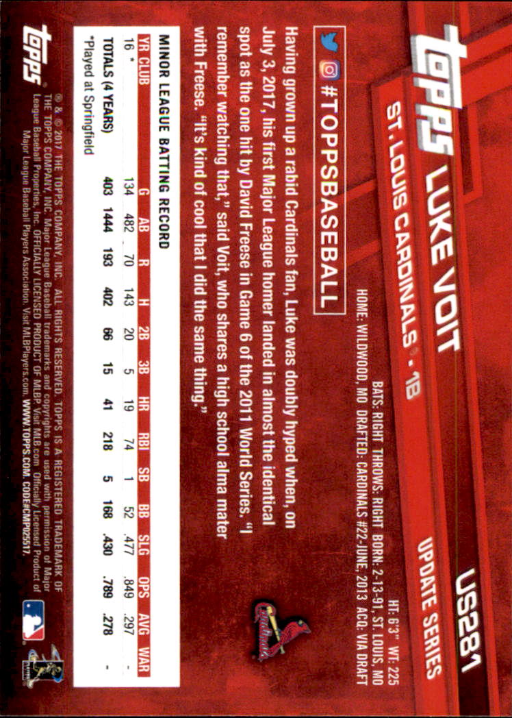 A9851- 2017 Topps Update BB Karten 198-300 + Einsätze -du Pick- 15 + Kostenlose - Bild 163 von 233