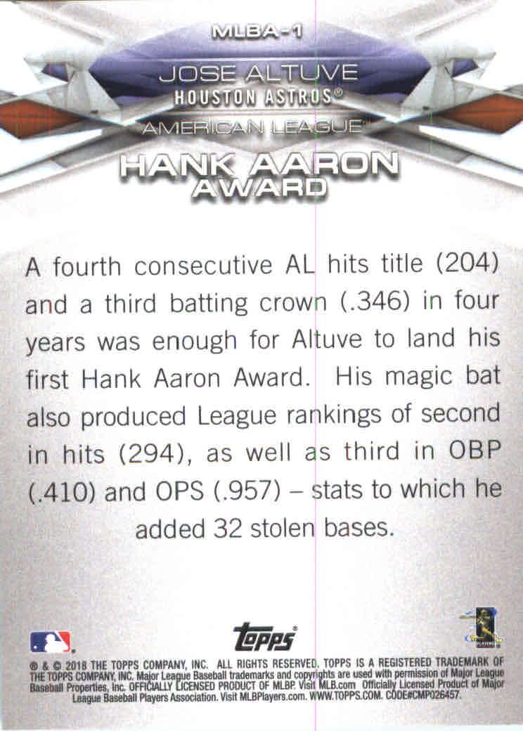 A9572- 2018 Topps Baseball Insert +Parallel Cards3 -You Pick- 15+ FREE US SHIP - Picture 256 of 380