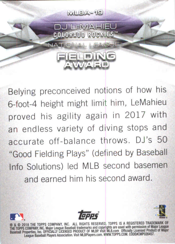 A9572- 2018 Topps Baseball Insert +Parallel Cards3 -You Pick- 15+ FREE US SHIP - Picture 286 of 380