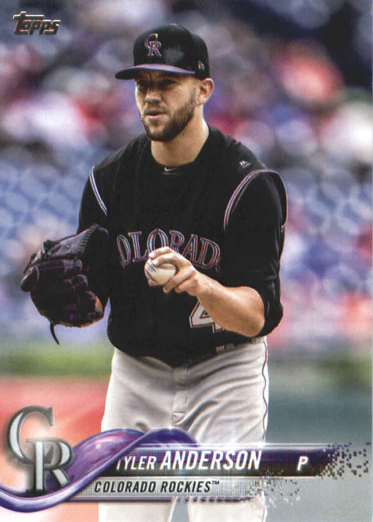 2018 Topps #668 Tyler Anderson RC