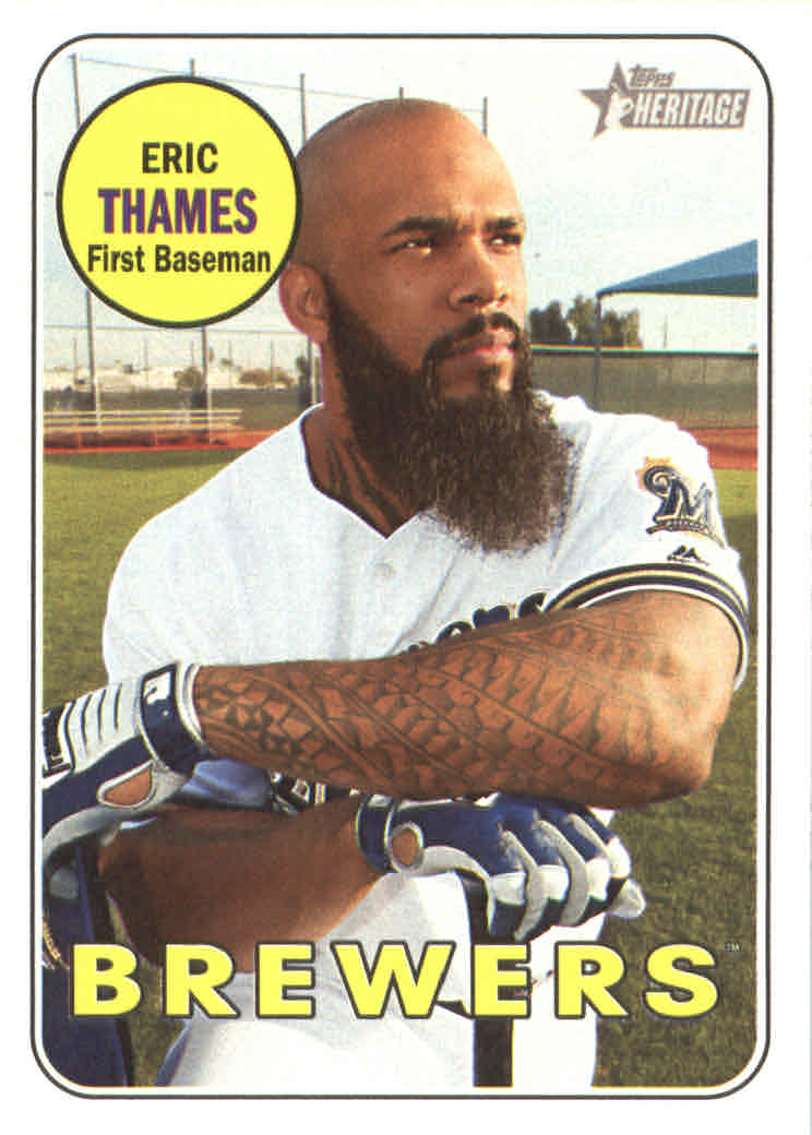 2018 Topps Heritage #62 Eric Thames