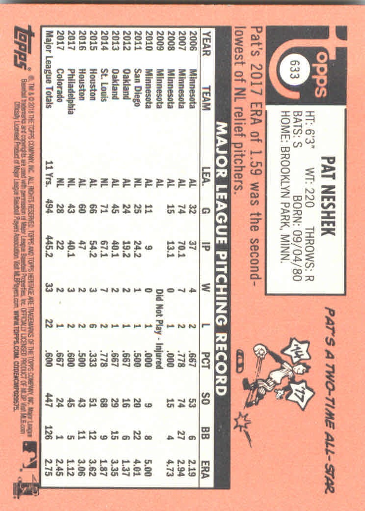 A1558- 2018 Topps Heritage BB #s 527-725 +Inserts -You Pick- 15+ FREE US SHIP - Picture 137 of 359