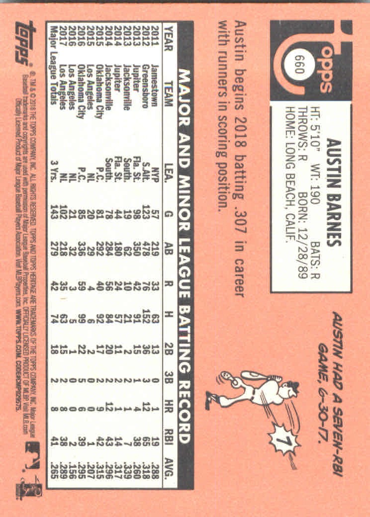A1558- 2018 Topps Heritage BB #s 527-725 +Inserts -You Pick- 15+ FREE US SHIP - Picture 239 of 359