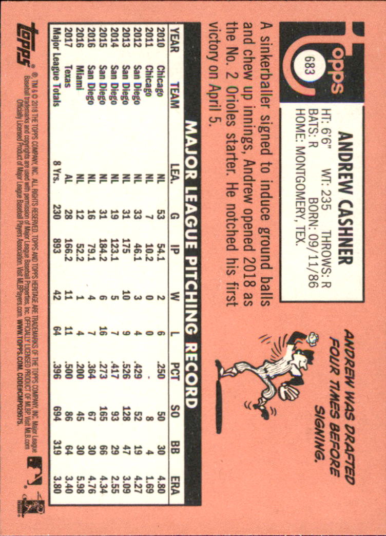 A1558- 2018 Topps Heritage BB #s 527-725 +Inserts -You Pick- 15+ FREE US SHIP - Picture 191 of 359