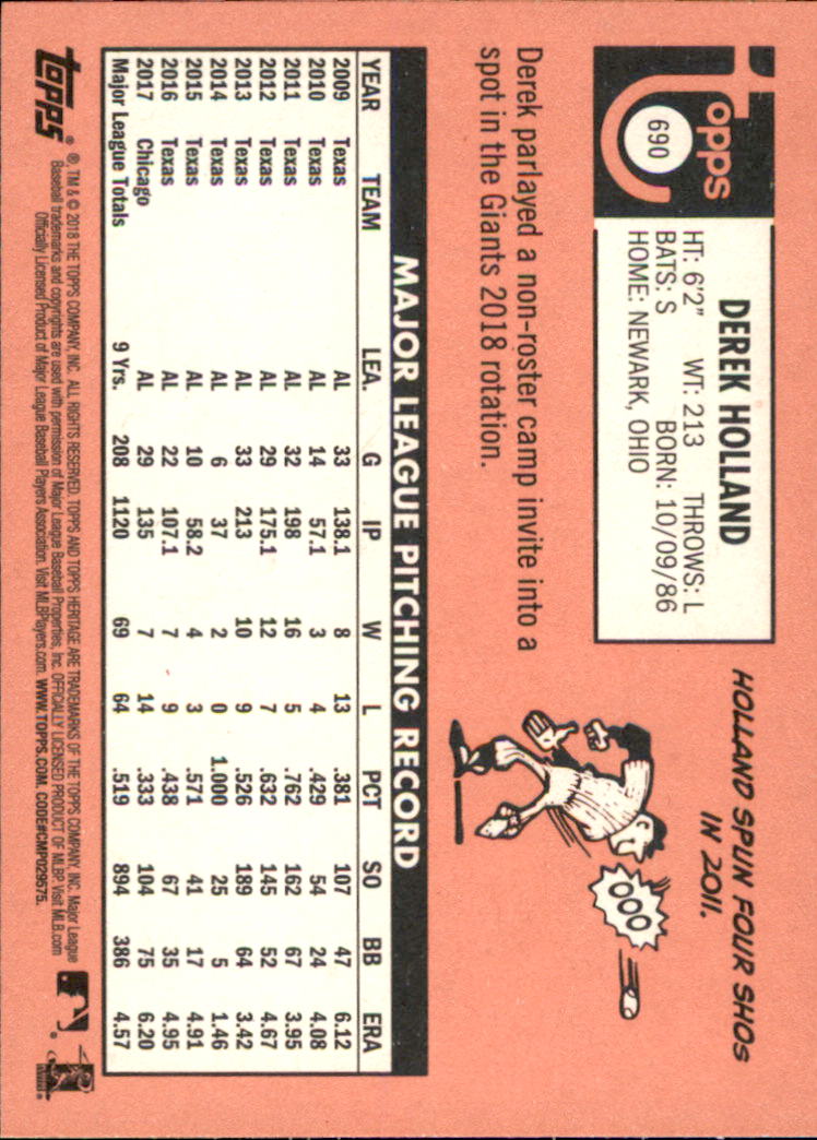 A1558- 2018 Topps Heritage BB #s 527-725 +Inserts -You Pick- 15+ FREE US SHIP - Picture 197 of 359