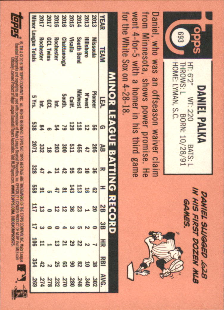 A1558- 2018 Topps Heritage BB #s 527-725 +Inserts -You Pick- 15+ FREE US SHIP - Picture 293 of 359