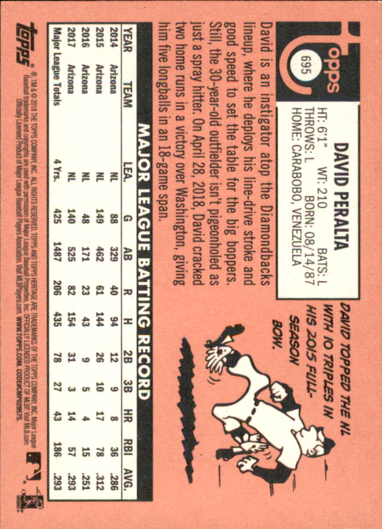 A1558- 2018 Topps Heritage BB #s 527-725 +Inserts -You Pick- 15+ FREE US SHIP - Picture 205 of 359