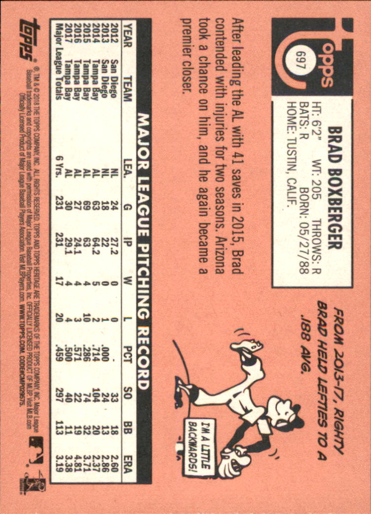 A1558- 2018 Topps Heritage BB #s 527-725 +Inserts -You Pick- 15+ FREE US SHIP - Picture 207 of 359