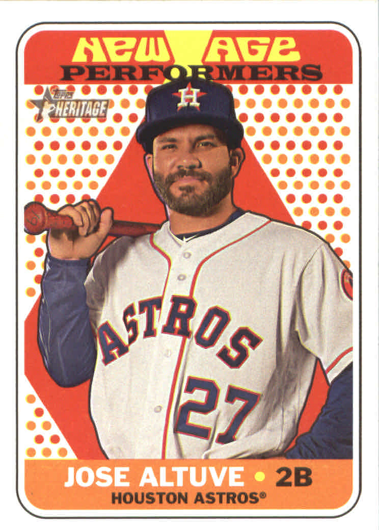 2018 Topps Heritage New Age Performers #NAP3 Jose Altuve