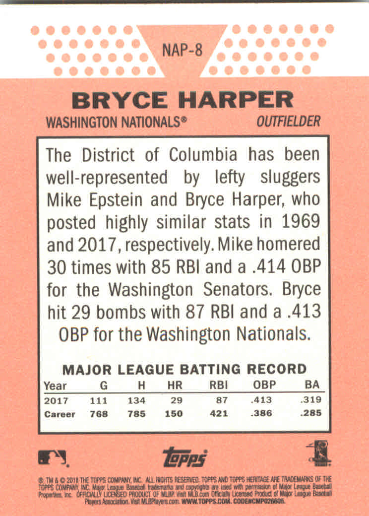 2018 Topps Heritage Baseball Card Pick (Inserts)