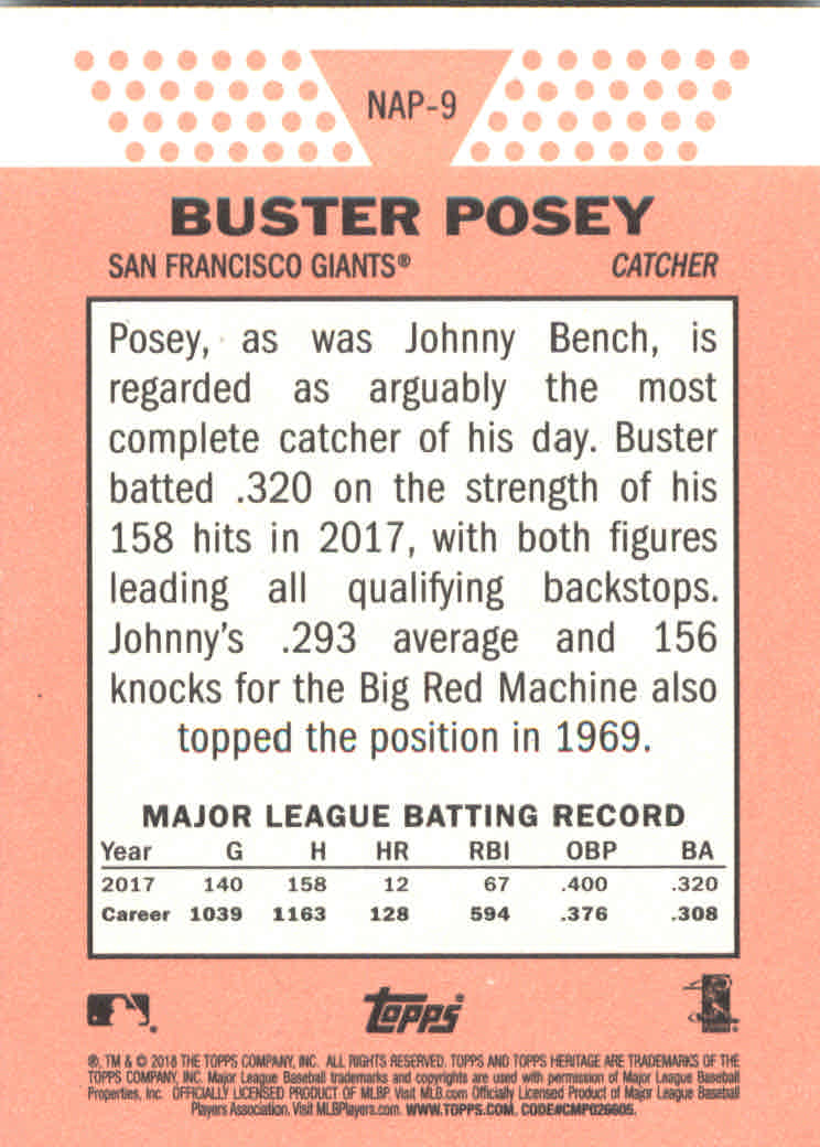 2018 Topps Heritage Baseball Card Pick (Inserts)