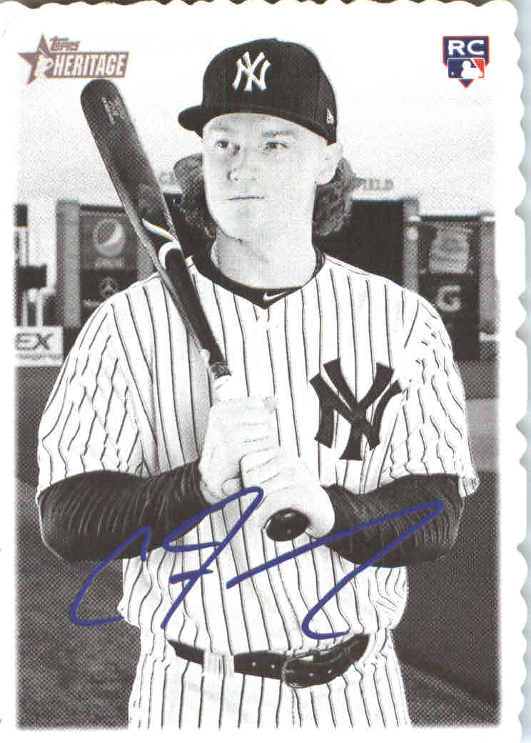 2018 Topps Heritage '69 Topps Deckle Edge #22 Clint Frazier