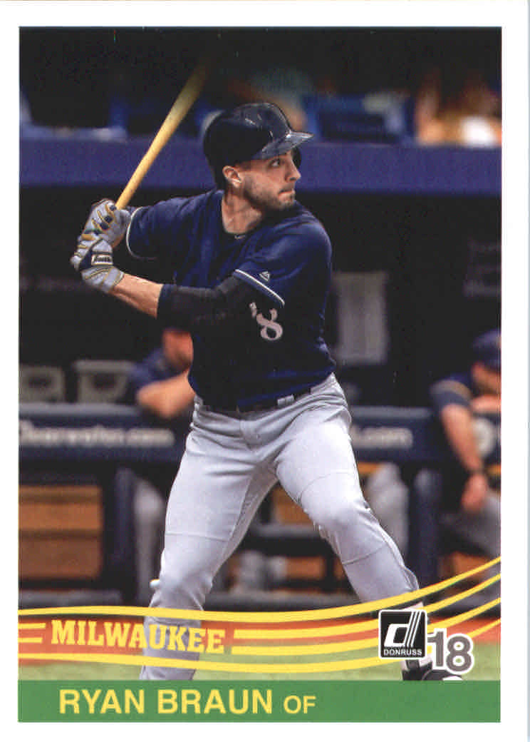 2014 Donruss #311 Ryan Braun - NM-MT - Three Stars Sportscards