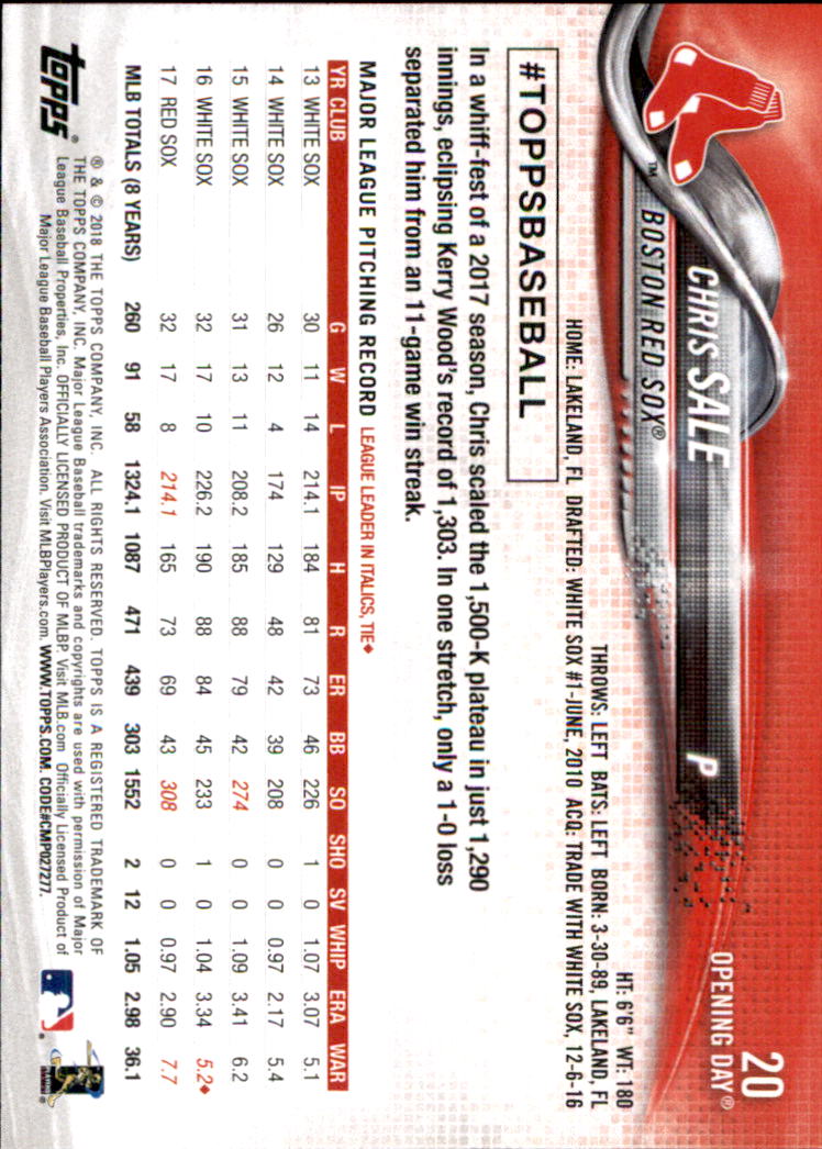 A2733- 2018 Topps Opening Day BB #s 1-200 +Inserts -You Pick- 15+ FREE US SHIP - Picture 33 of 389