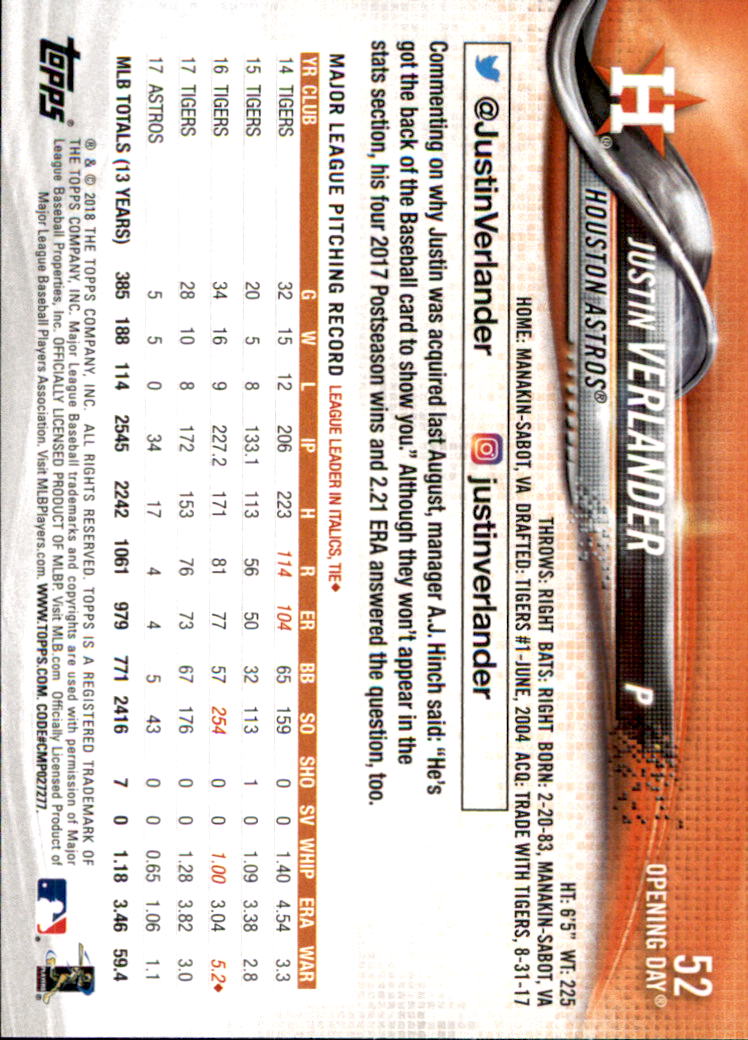 A2733- 2018 Topps Opening Day BB #s 1-200 +Inserts -You Pick- 15+ FREE US SHIP - Picture 95 of 389