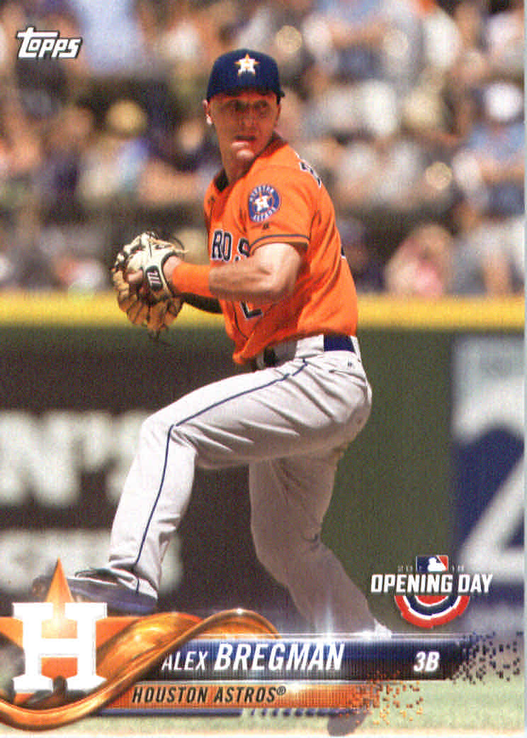 2018 Topps Opening Day #52 Justin Verlander Houston Astros Baseball Card