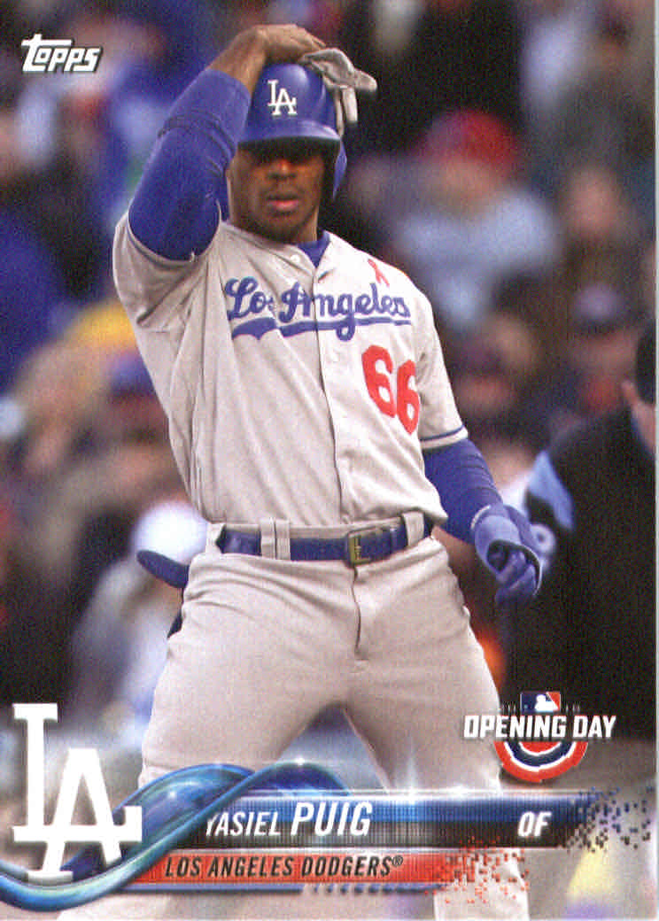 2018 Topps Opening Day #166 Justin Turner Los Angeles Dodgers Baseball Card