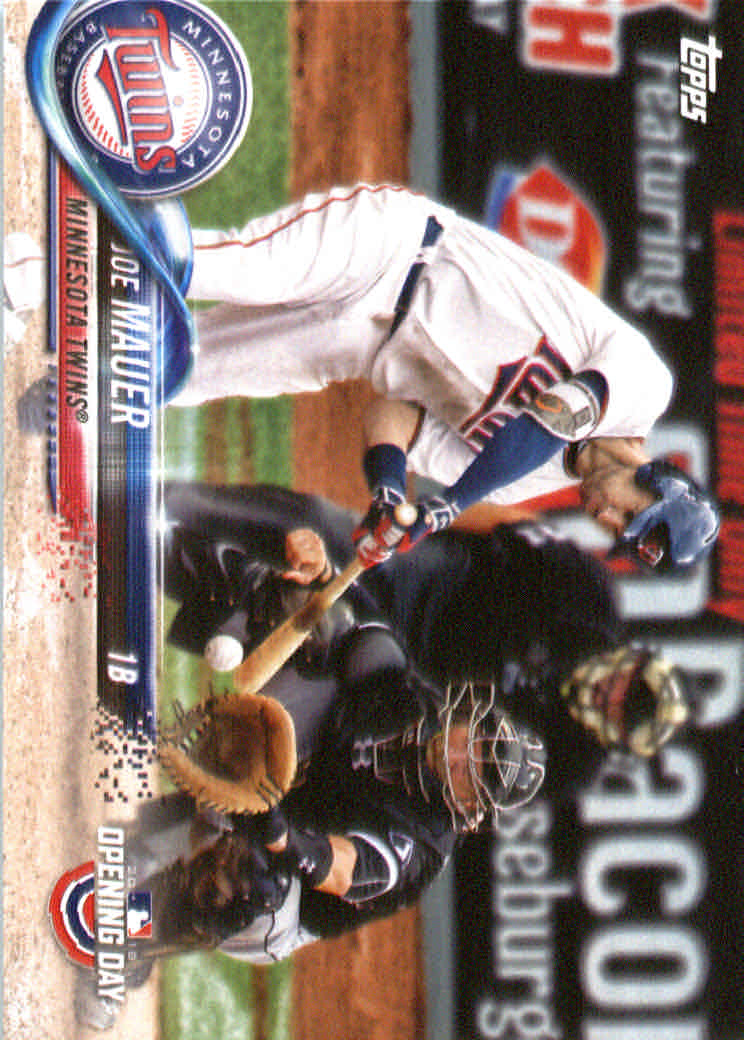 2018 Topps #231 Joe Mauer Minnesota Twins Baseball Card