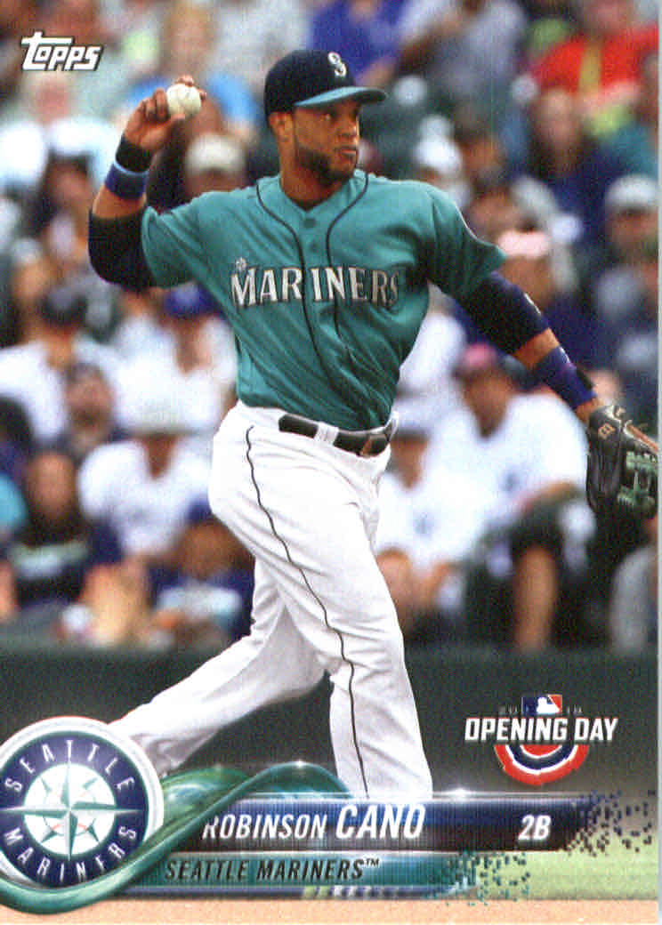 Robinson Cano 2018 Bowman #63 Seattle Mariners Baseball Card