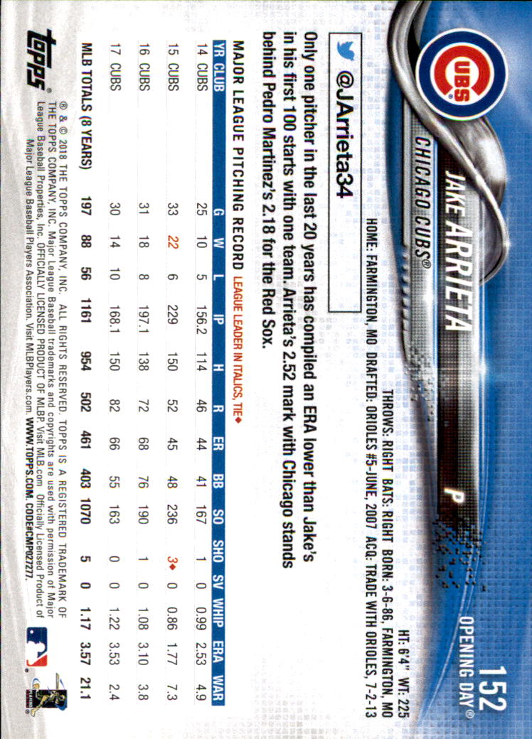 A2733- 2018 Topps Opening Day BB #s 1-200 +Inserts -You Pick- 15+ FREE US SHIP - Picture 271 of 389