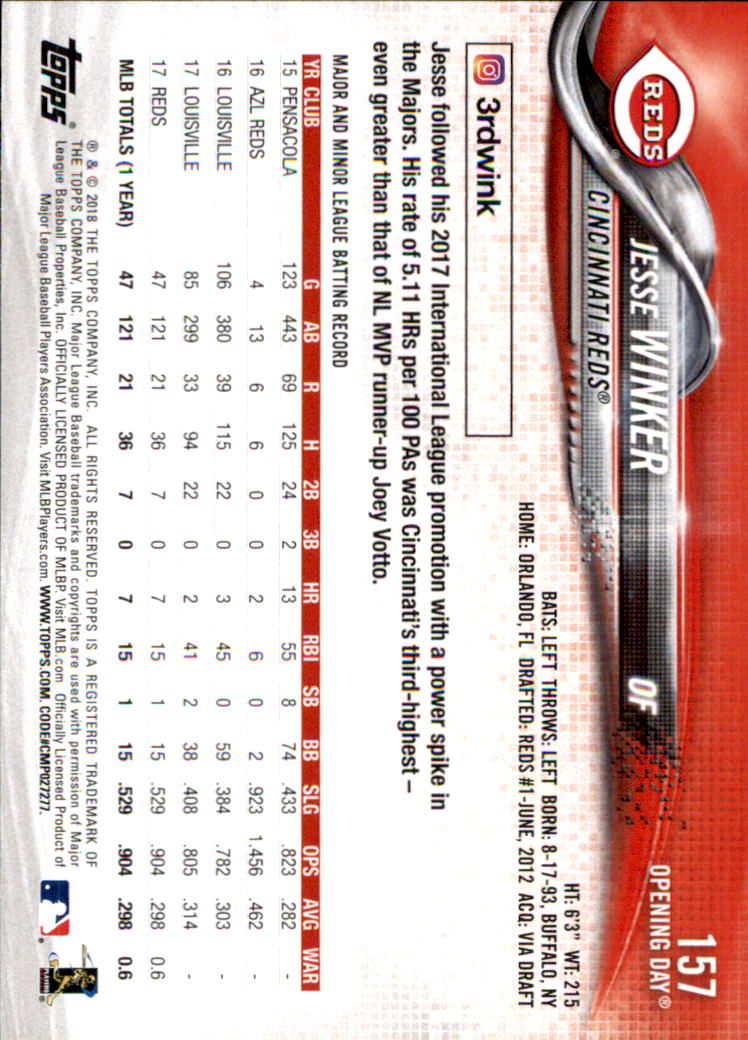 A2733- 2018 Topps Opening Day BB #s 1-200 +Inserts -You Pick- 15+ FREE US SHIP - Picture 281 of 389