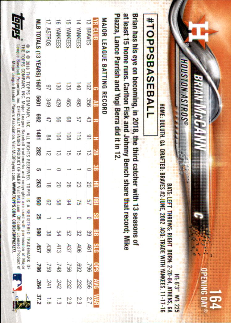 A2733- 2018 Topps Opening Day BB #s 1-200 +Inserts -You Pick- 15+ FREE US SHIP - Picture 291 of 389