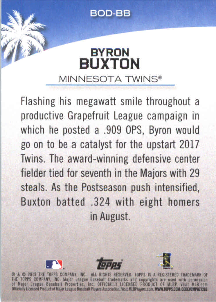 A2733- 2018 Topps Opening Day BB #s 1-200 +Inserts -You Pick- 15+ FREE US SHIP - Picture 365 of 389