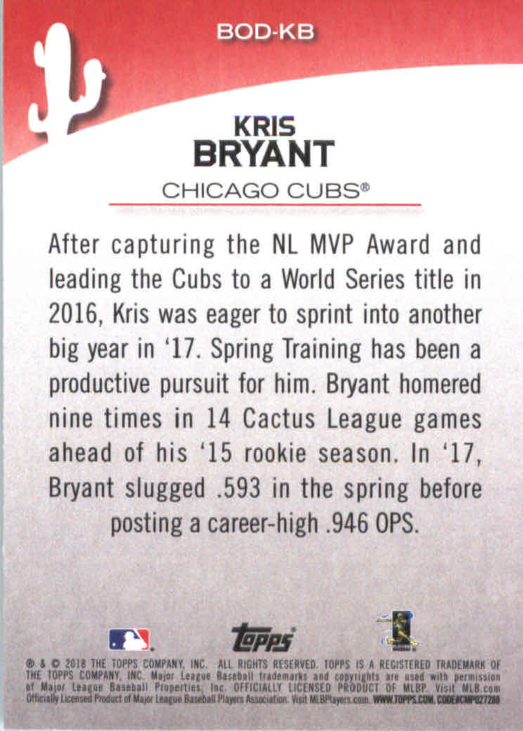A2733- 2018 Topps Opening Day BB #s 1-200 +Inserts -You Pick- 15+ FREE US SHIP - Picture 379 of 389