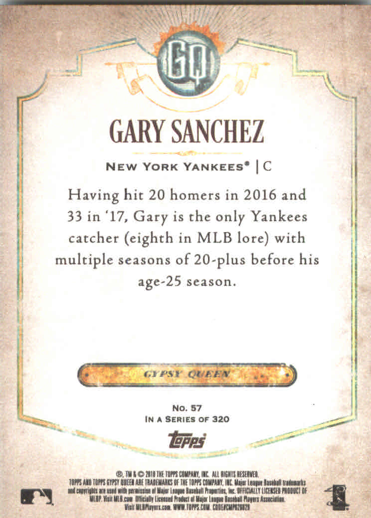 2018 Topps Gypsy Queen Baseball (Pick Card From List) C136 03-25 - Picture 49 of 303