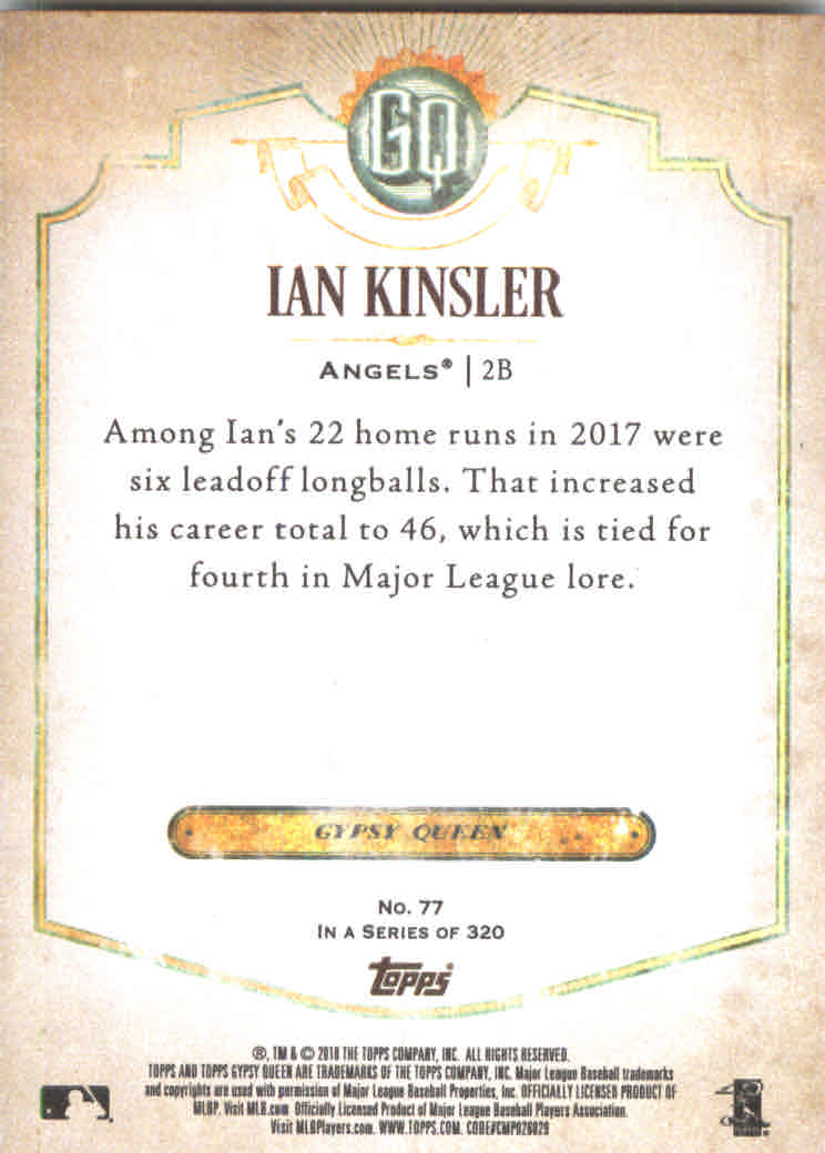 2018 Topps Gypsy Queen Baseball (Pick Card From List) C136 03-25 - Picture 79 of 303