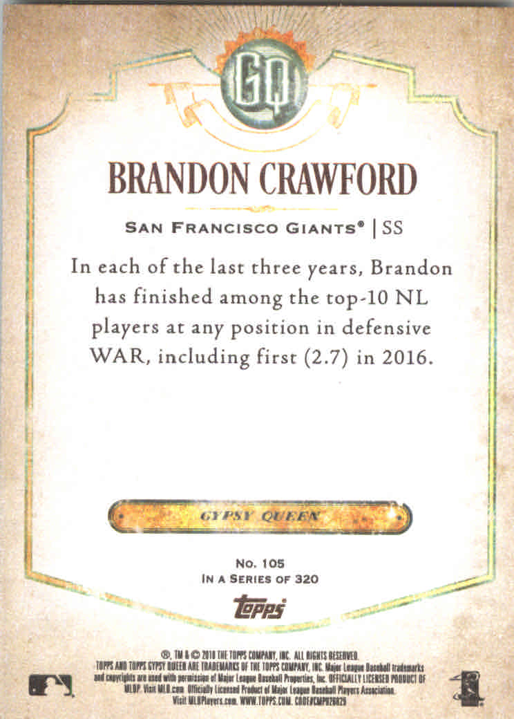2018 Topps Gypsy Queen Baseball (Pick Card From List) C136 03-25 - Picture 107 of 303