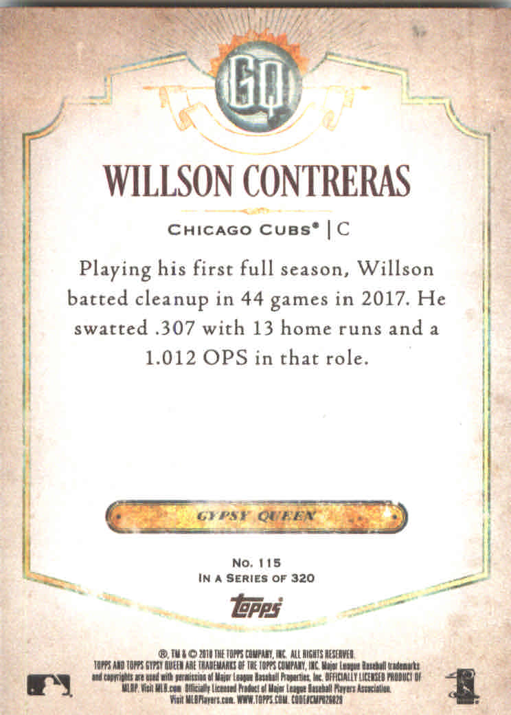 2018 Topps Gypsy Queen Baseball (Pick Card From List) C136 03-25 - Picture 115 of 303