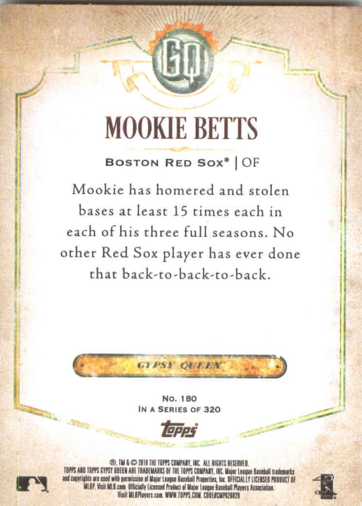 Mookie Betts cards (2015-2023) Red Sox Dodgers - You Choose - Picture 71 of 201