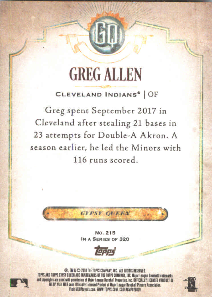 2018 Topps Gypsy Queen Baseball (Pick Card From List) C136 03-25 - Picture 219 of 303