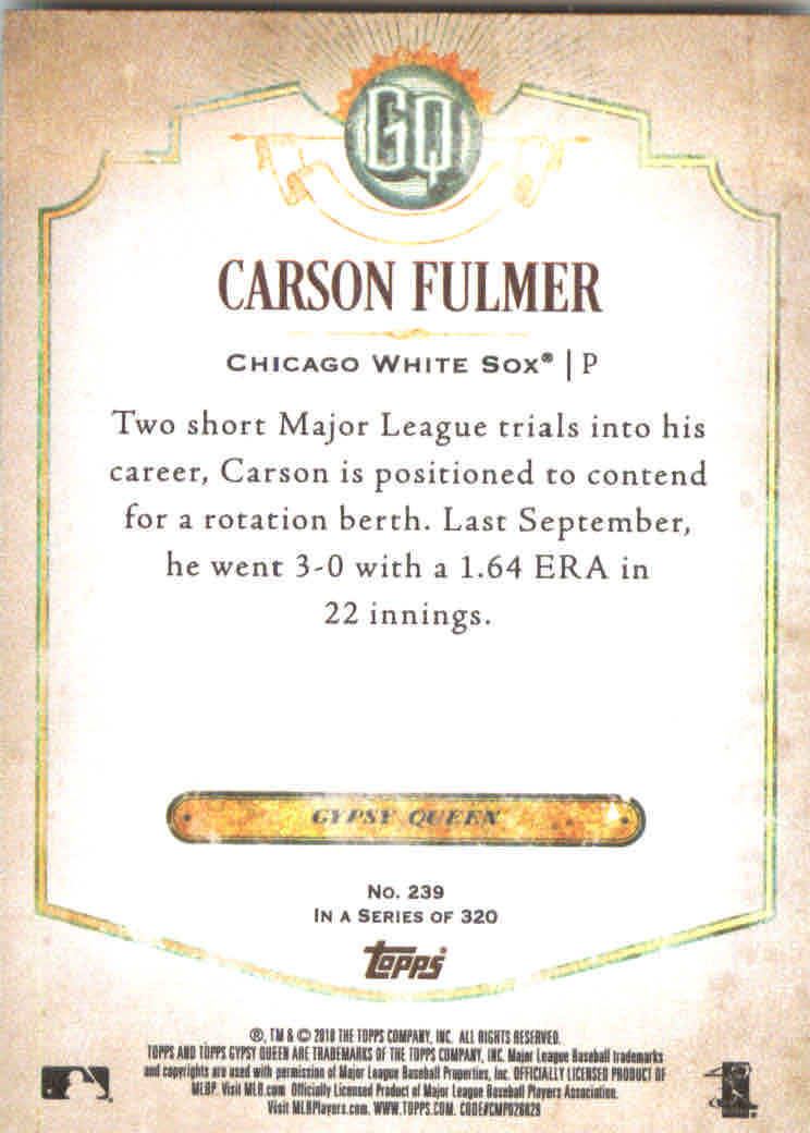 2018 Topps Gypsy Queen Baseball (Pick Card From List) C136 03-25 - Picture 241 of 303