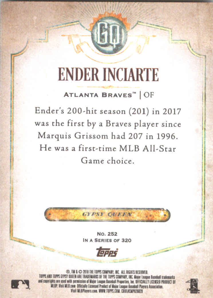 2018 Topps Gypsy Queen Baseball (Pick Card From List) C136 03-25 - Picture 263 of 303