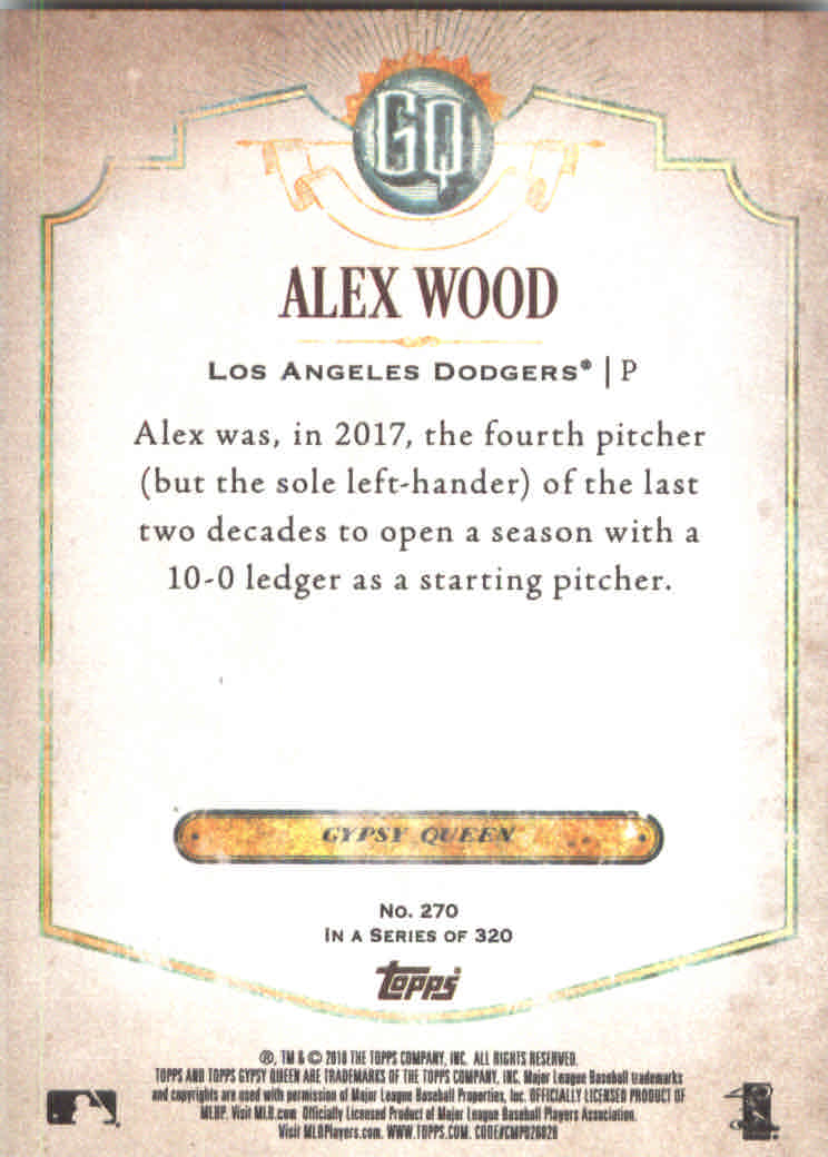 2018 Topps Gypsy Queen Baseball (Pick Card From List) C136 03-25 - Picture 279 of 303