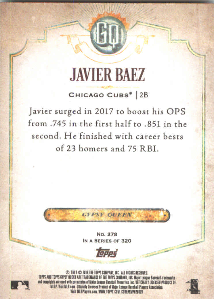 2018 Topps Gypsy Queen Baseball (Pick Card From List) C136 03-25 - Picture 285 of 303