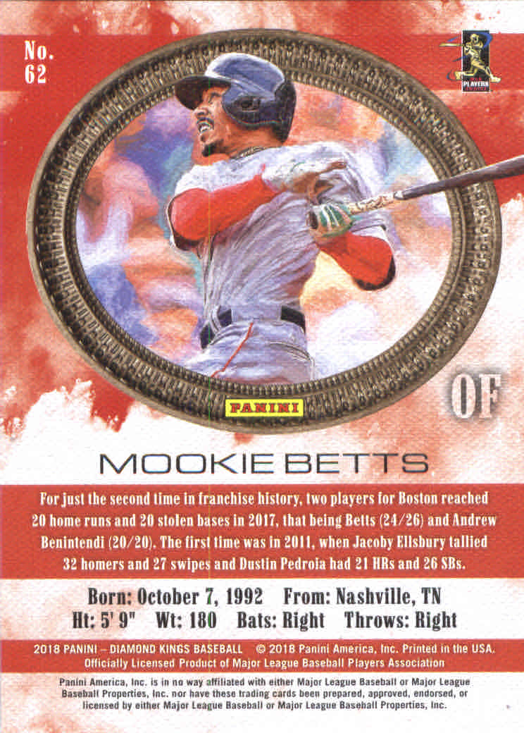 Mookie Betts cards (2015-2023) Red Sox Dodgers - You Choose - Picture 54 of 201