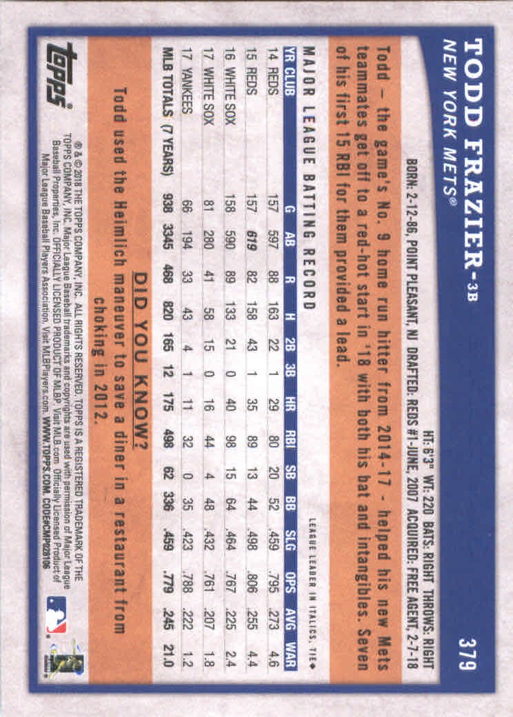 B2844- 2018 Topps Big League BB #s 251-400 +Inserts -You Pick- 15+ FREE US SHIP - Picture 213 of 264