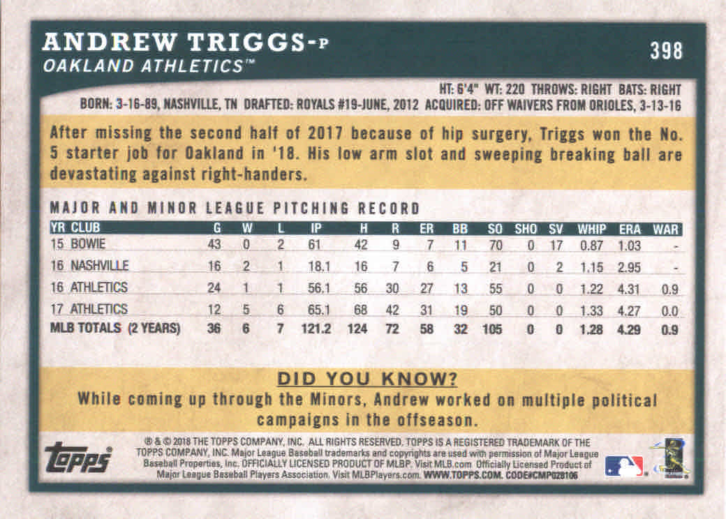B2844- 2018 Topps Big League BB #s 251-400 +Inserts -You Pick- 15+ FREE US SHIP - Picture 251 of 264