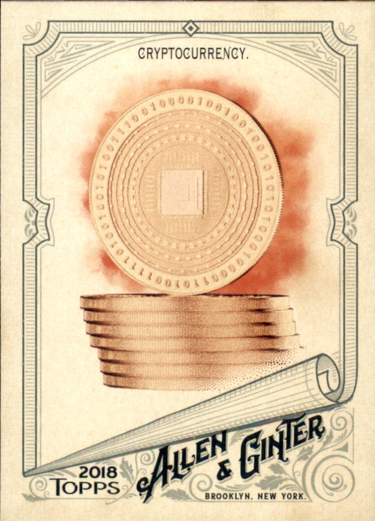 2018 Topps Allen and Ginter #83 Cryptocurrency