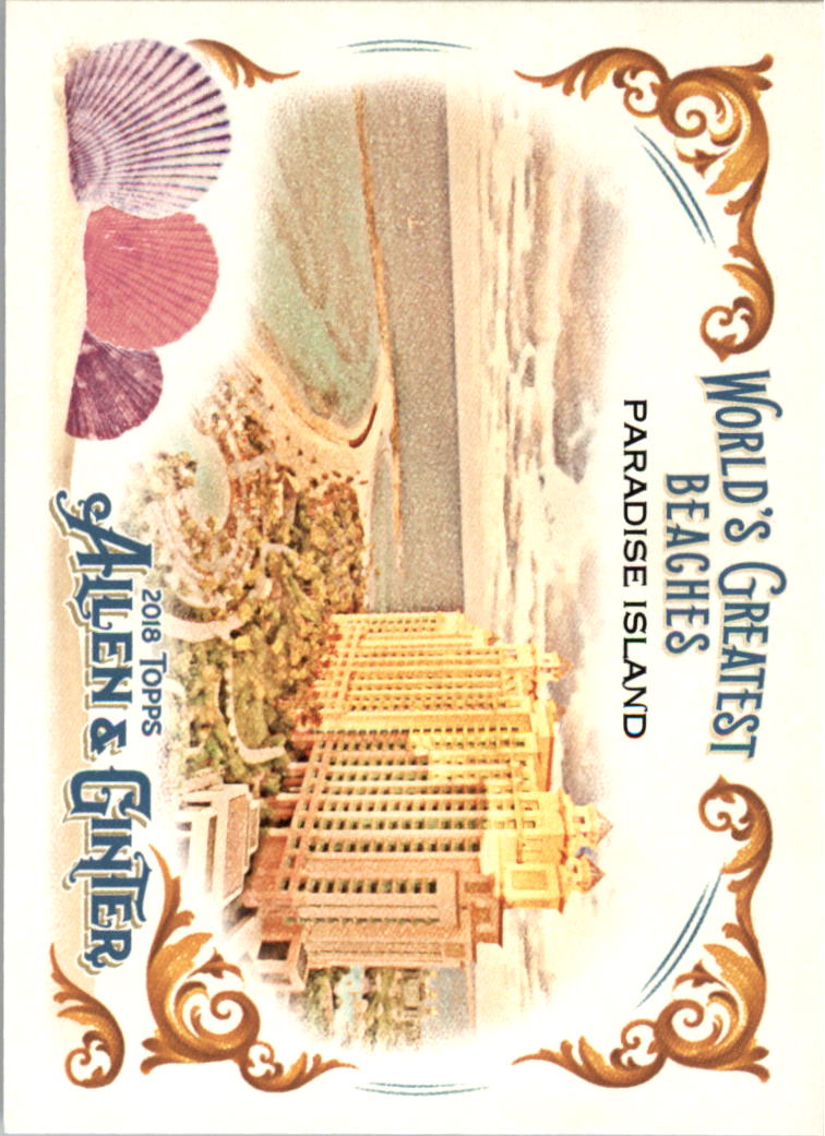 2018 Topps Allen and Ginter Worlds Greatest Beaches #WGB1 Paradise Island