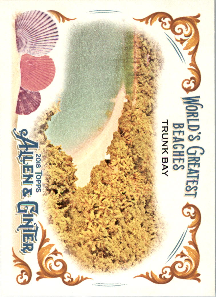 2018 Topps Allen and Ginter Worlds Greatest Beaches #WGB3 Trunk Bay
