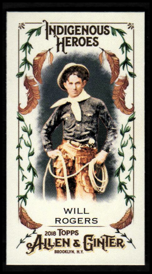 2018 Topps Allen and Ginter Mini Indigenous Heroes Card Singles YOU PICK