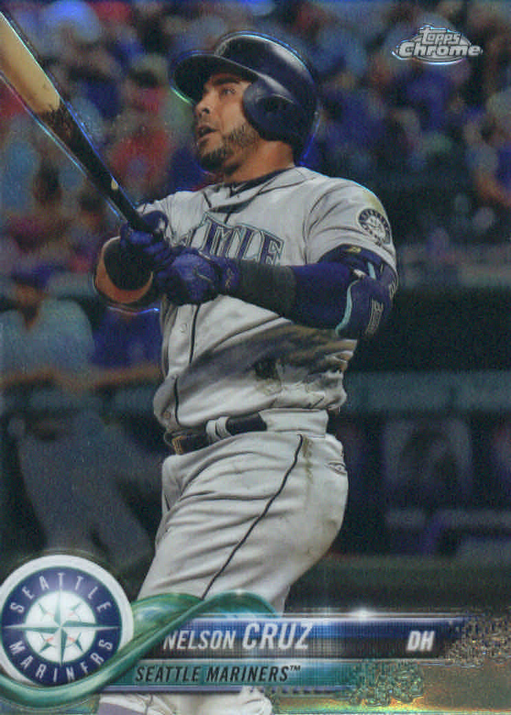  2017 Topps Chrome #133 Nelson Cruz Seattle Mariners