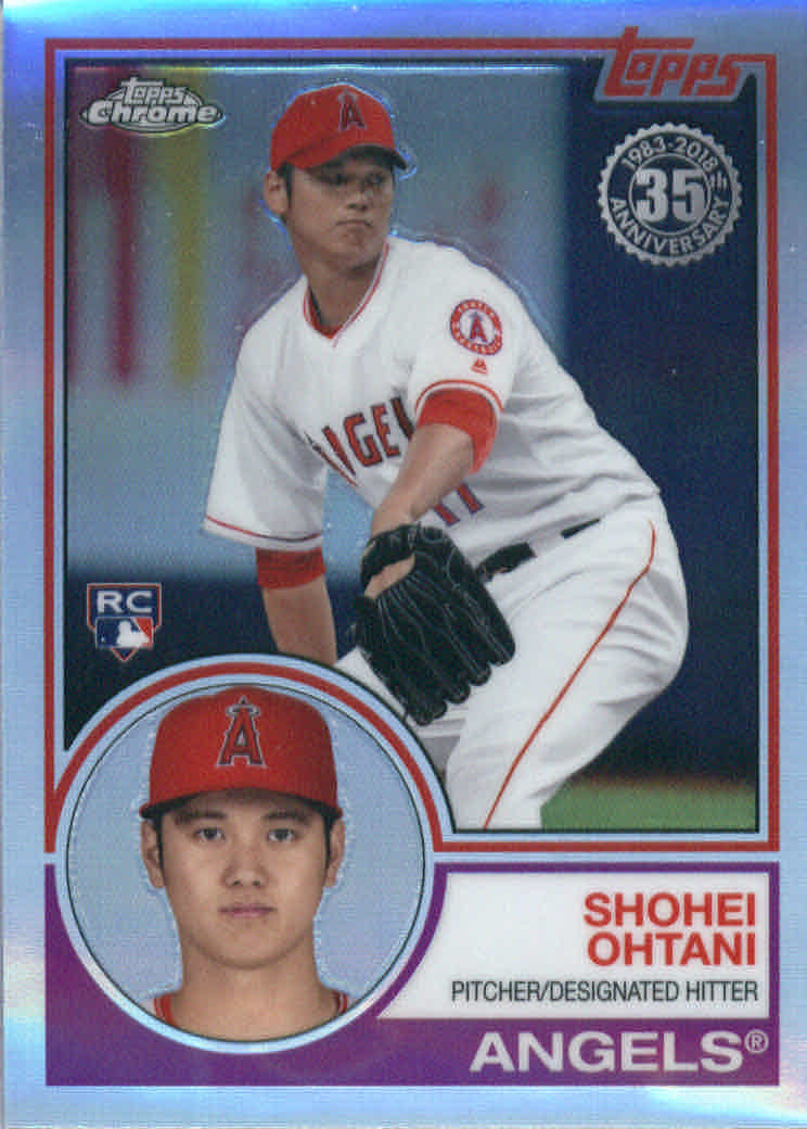 Shohei Ohtani 2018 Topps Chrome '83 Topps Refractors #83T6 RC