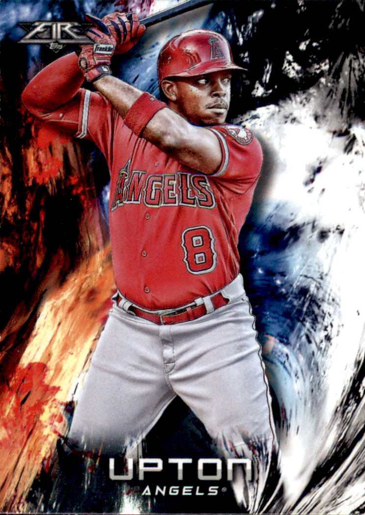 2018 Topps Fire #131 Justin Upton