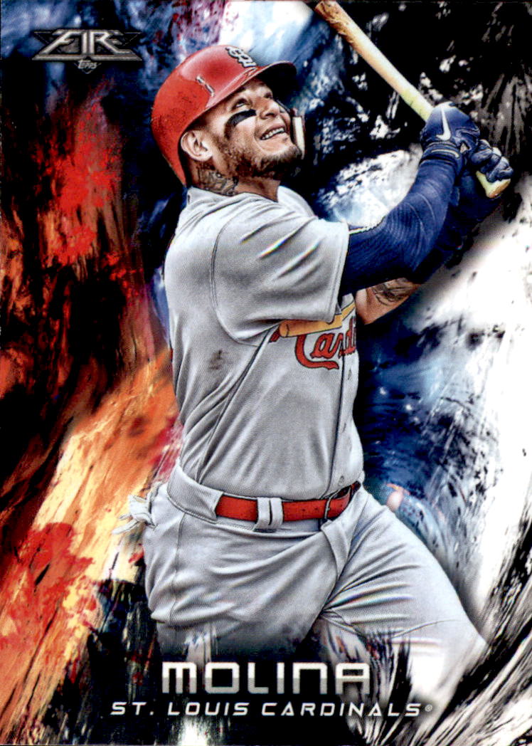  2011 Topps #90a Yadier Molina St. Louis Cardinals MLB